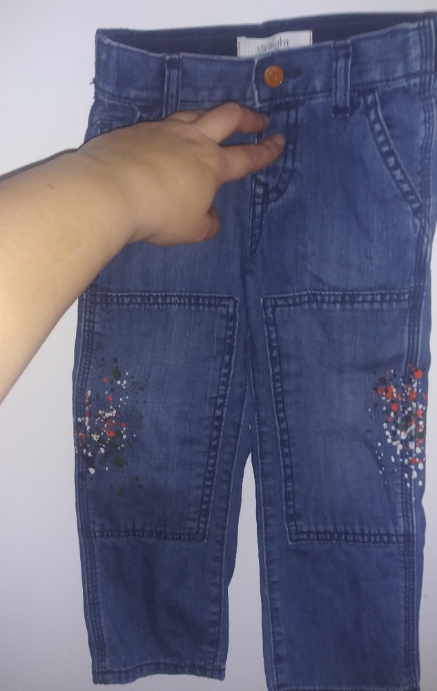 Gymboree 3t straight leg jean elastic back EUC